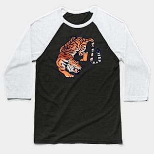 Crouching Tiger Baseball T-Shirt